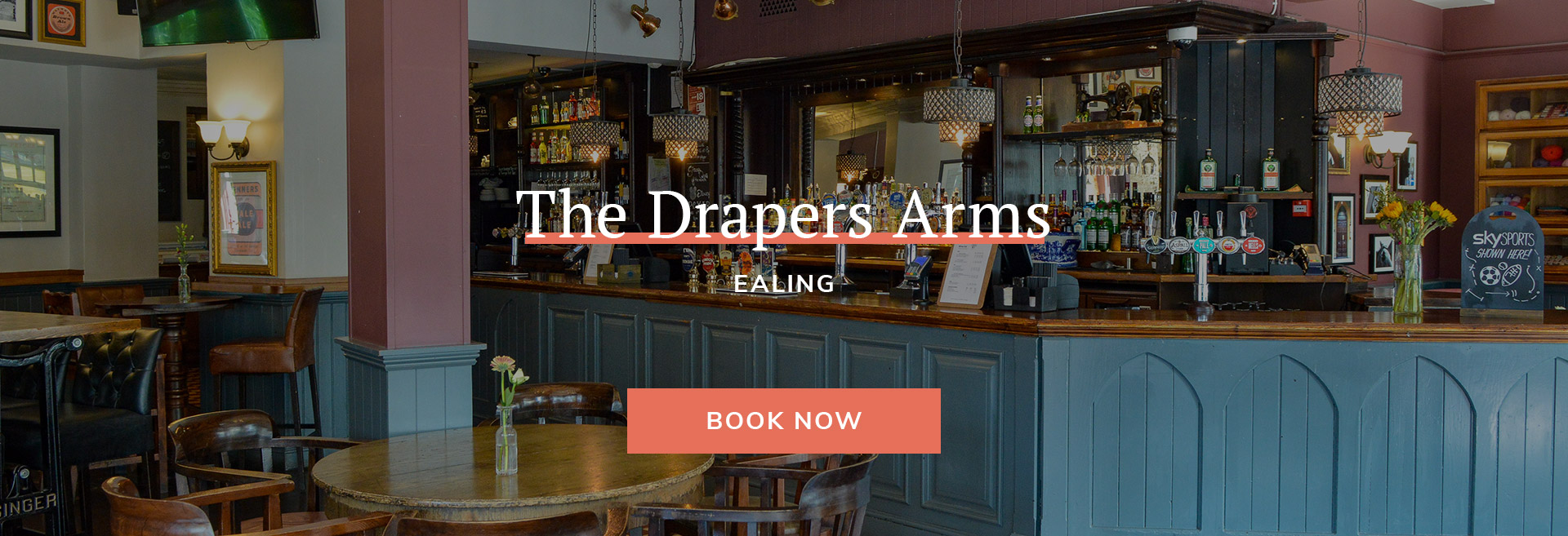 Come down to your local pub at The Drapers Arms in London