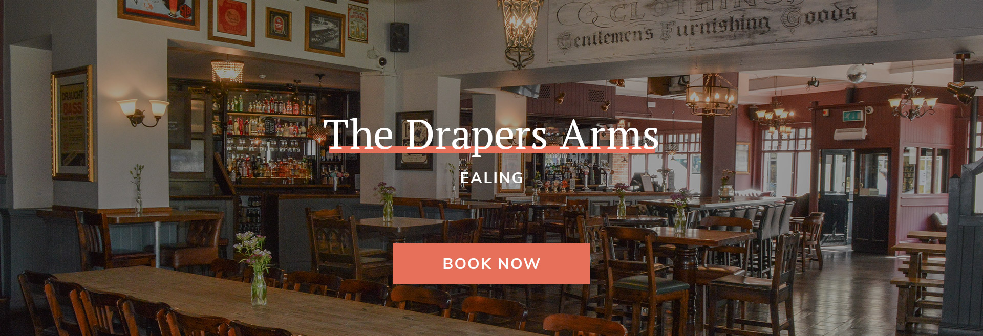 Join us at The Drapers Arms in London for delicious pub food